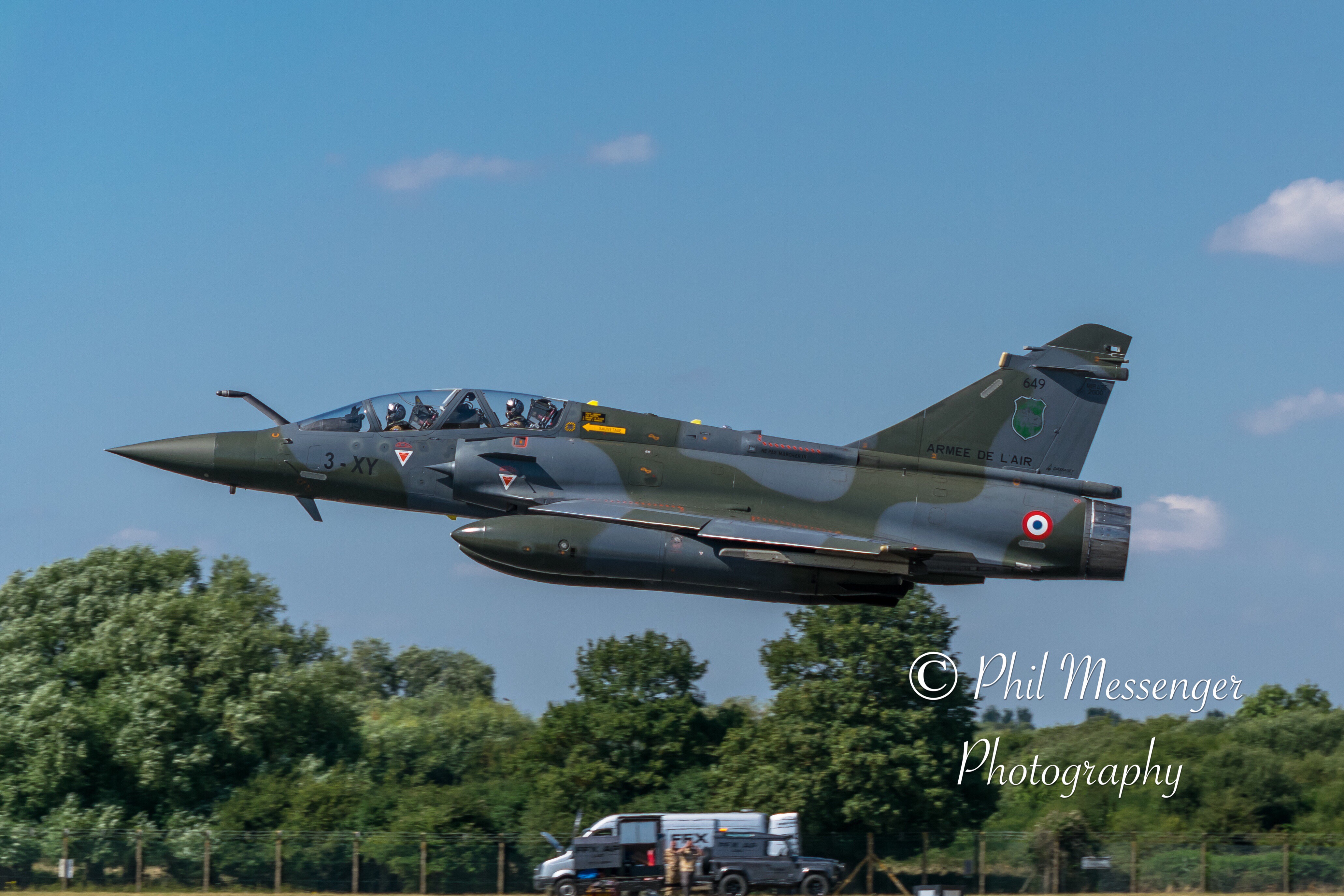 French Dassault Mirage 2000D taken at the Royal International Air Tattoo, Fairford, Gloucestershire  2018