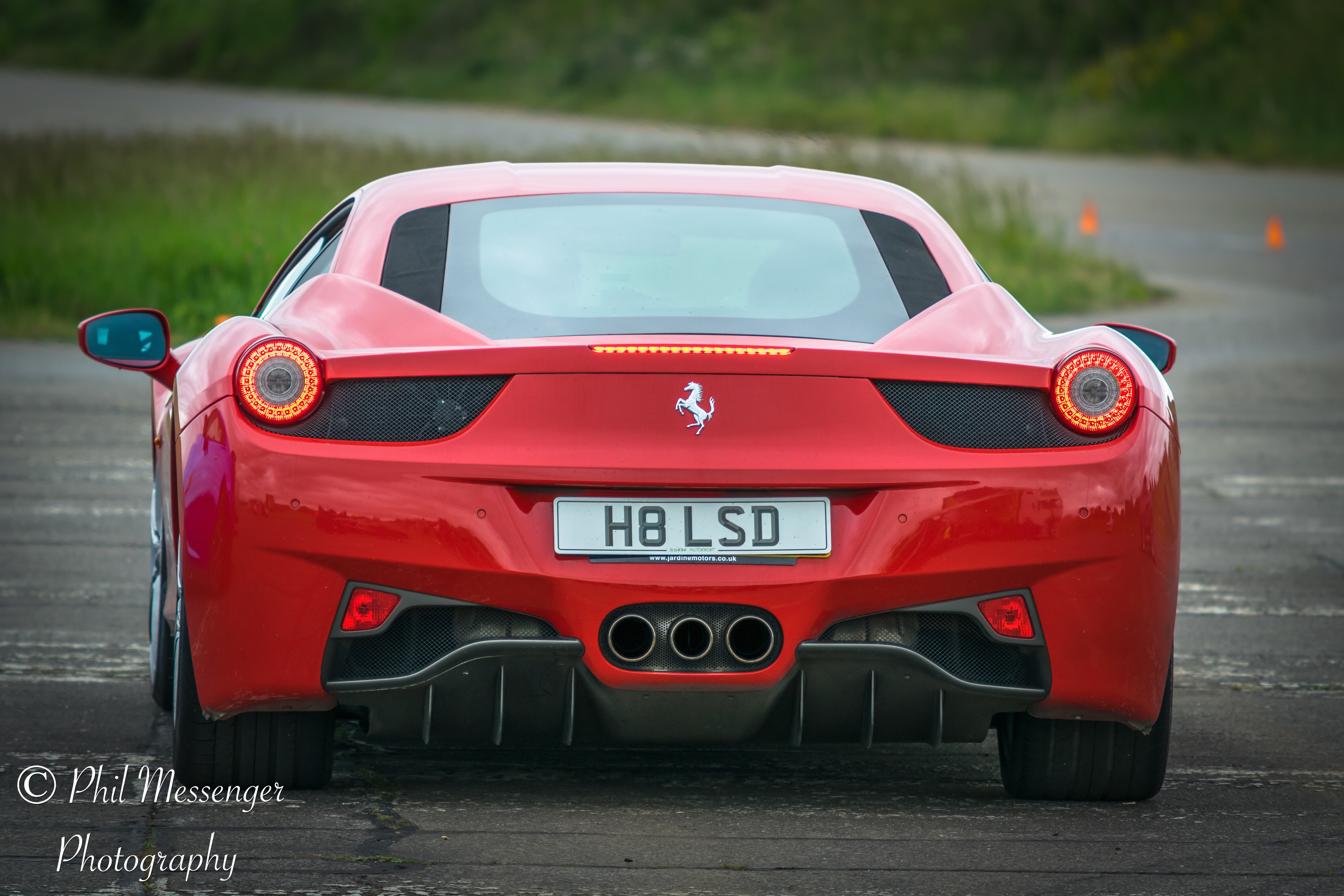 Love this rear end, Ferrari 458 Italia taken at Abingdon airfield, Oxfordshire.