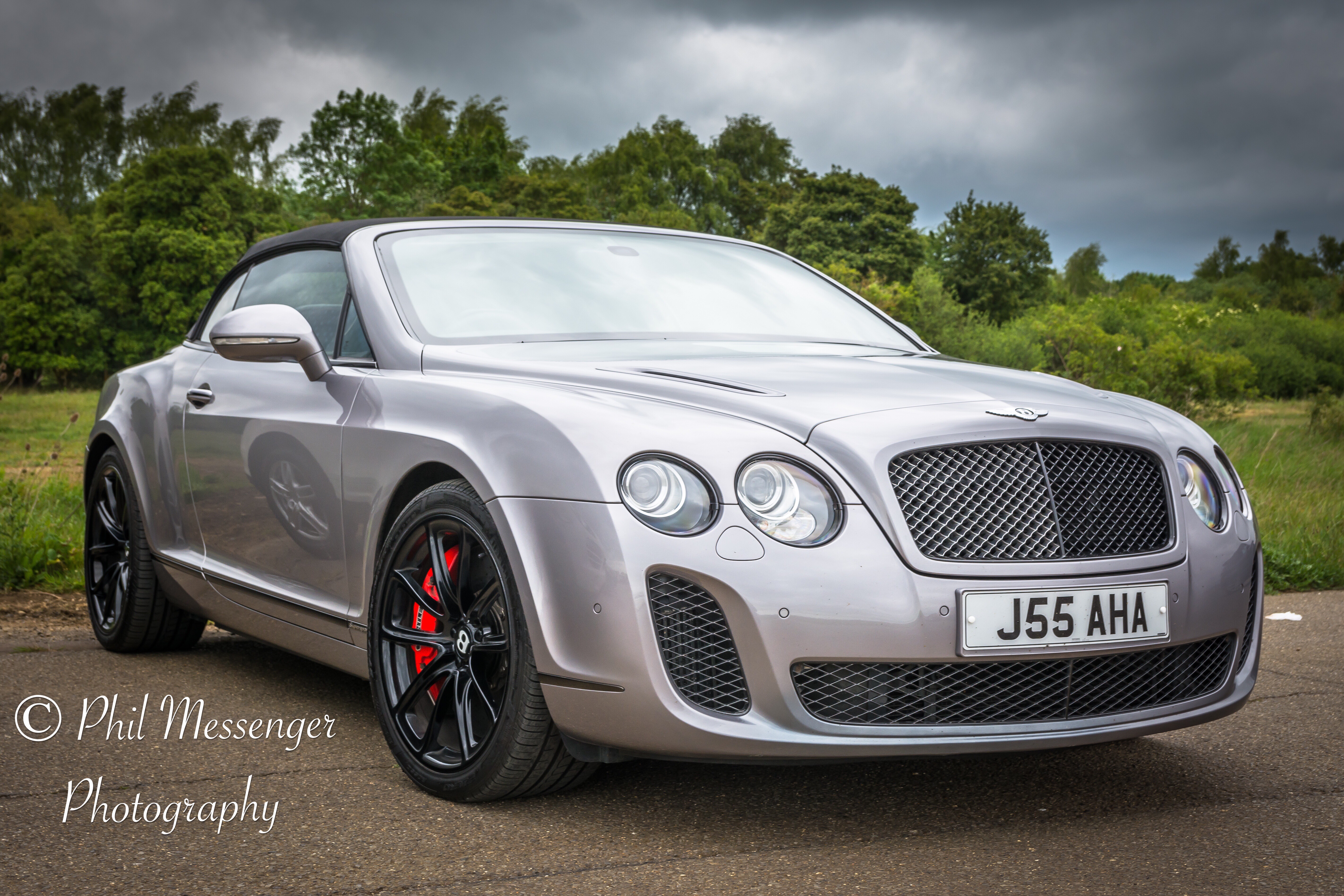 Bentley Continental Supersports at Abingdon airfield, Oxfordshire.