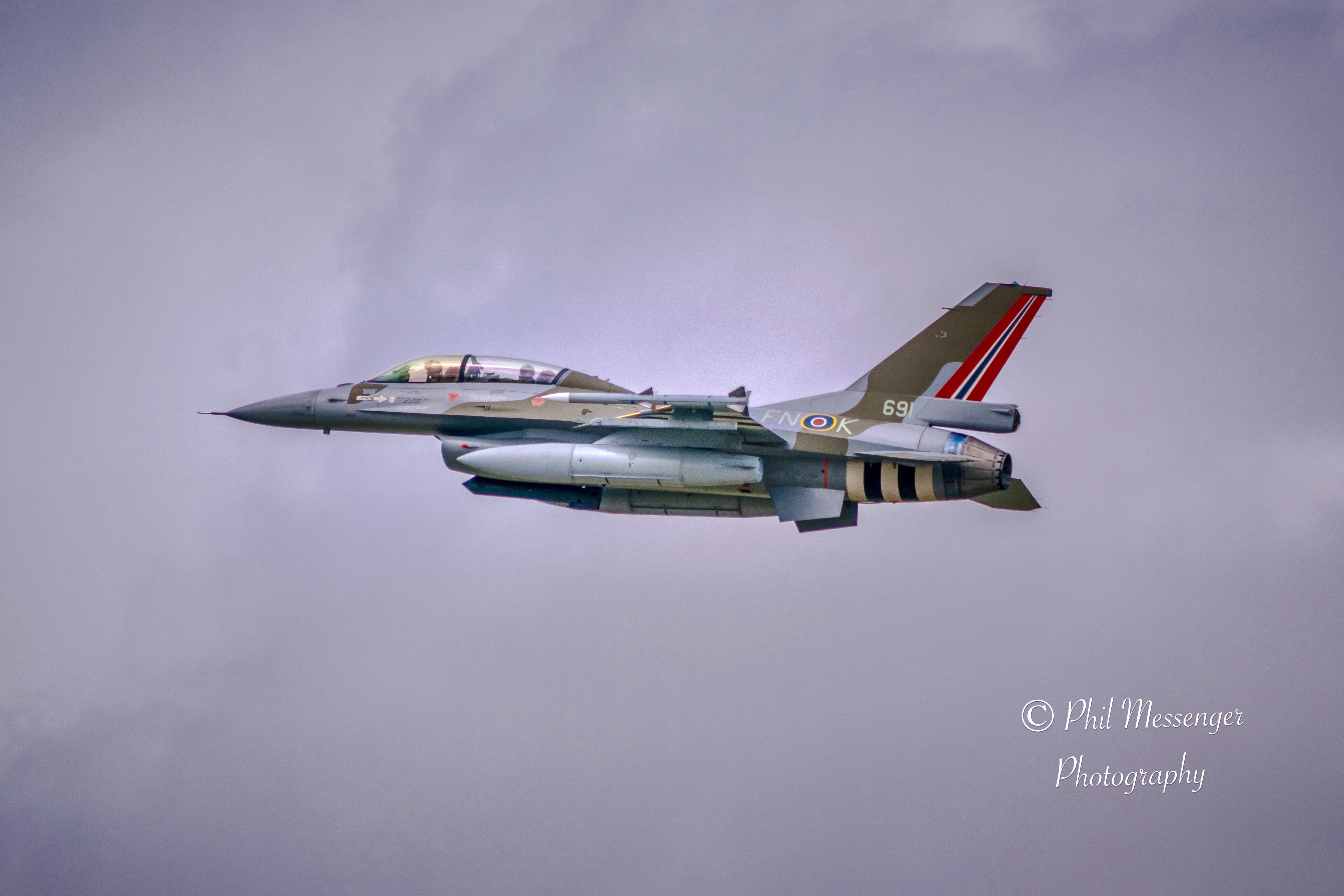 Norwegian F-16 special livery for 75th anniversary of D-Day landings.