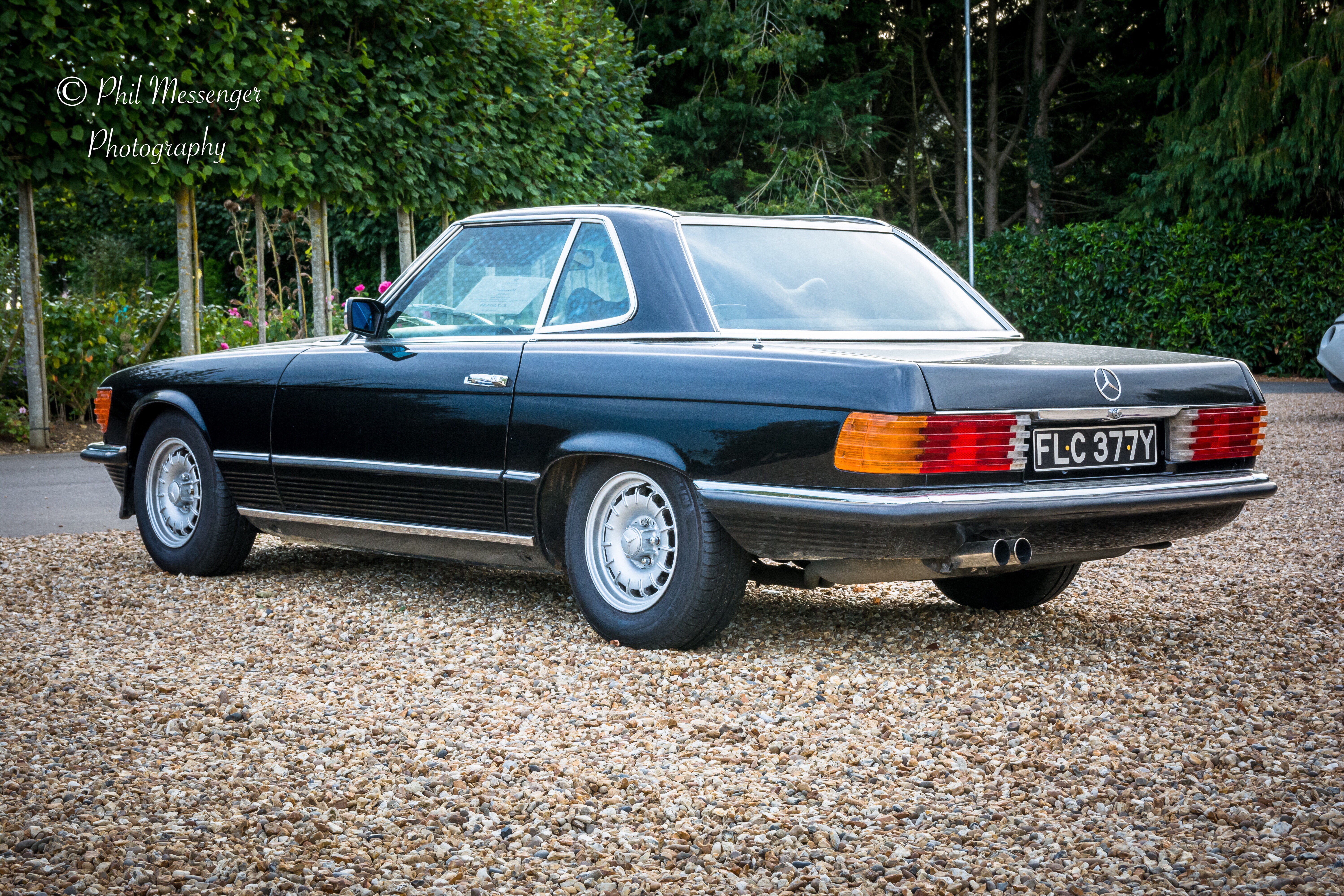 Spotted this beautiful 1982 Mercedes 500SL at Burford Garden Company. 