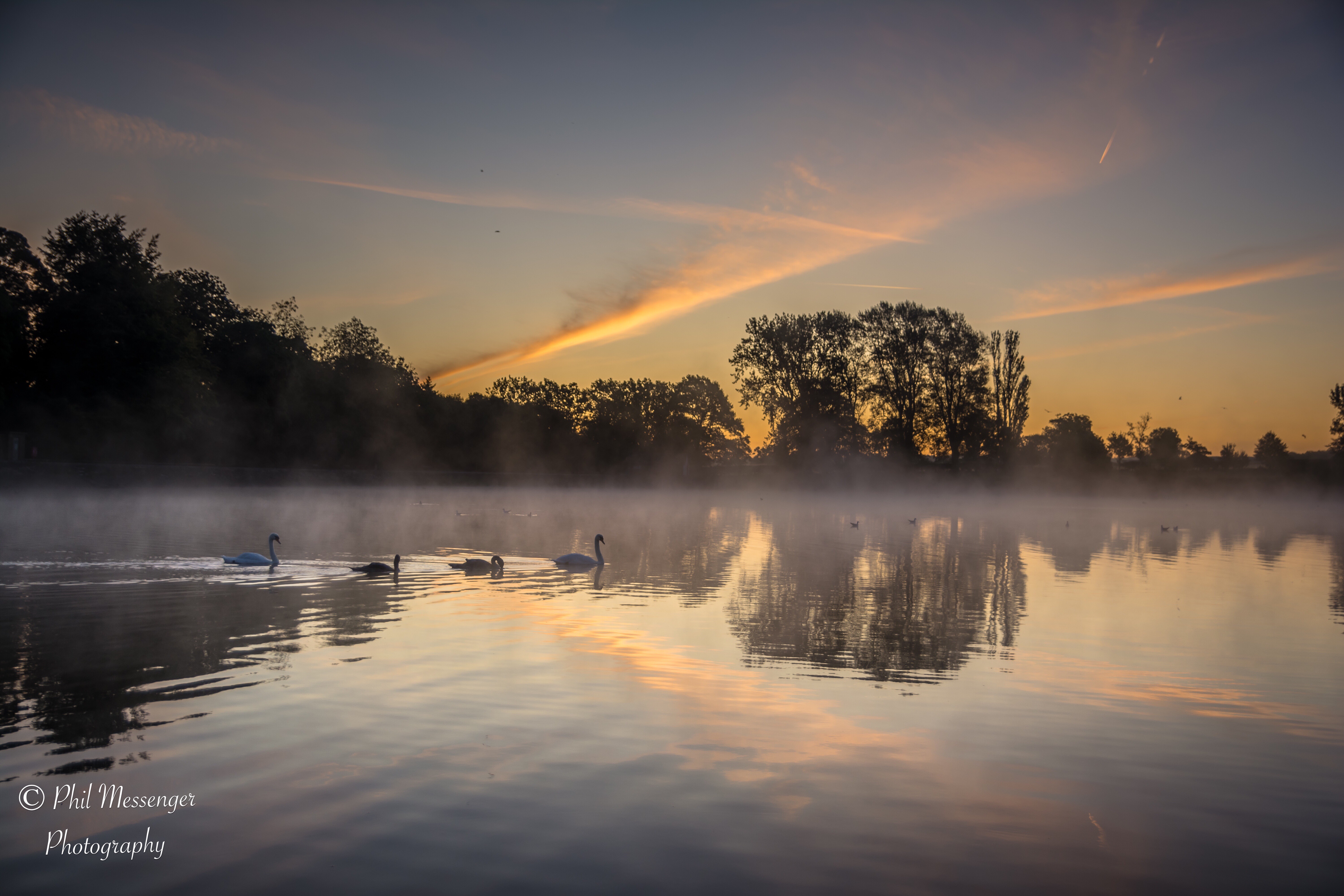 Tranquility at Coate Water, Swindon.