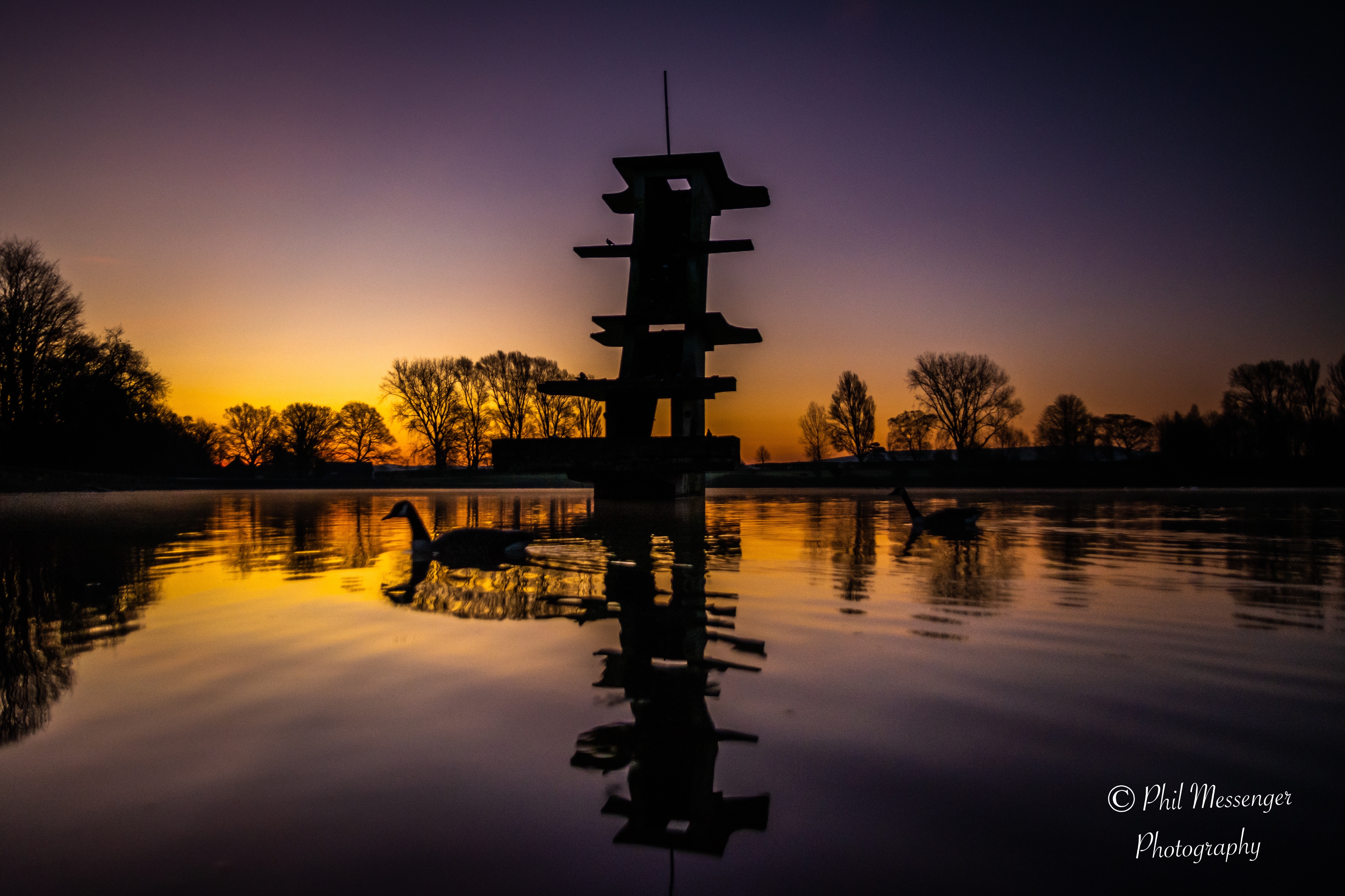 Early morning shot at Coate water, Swindon.