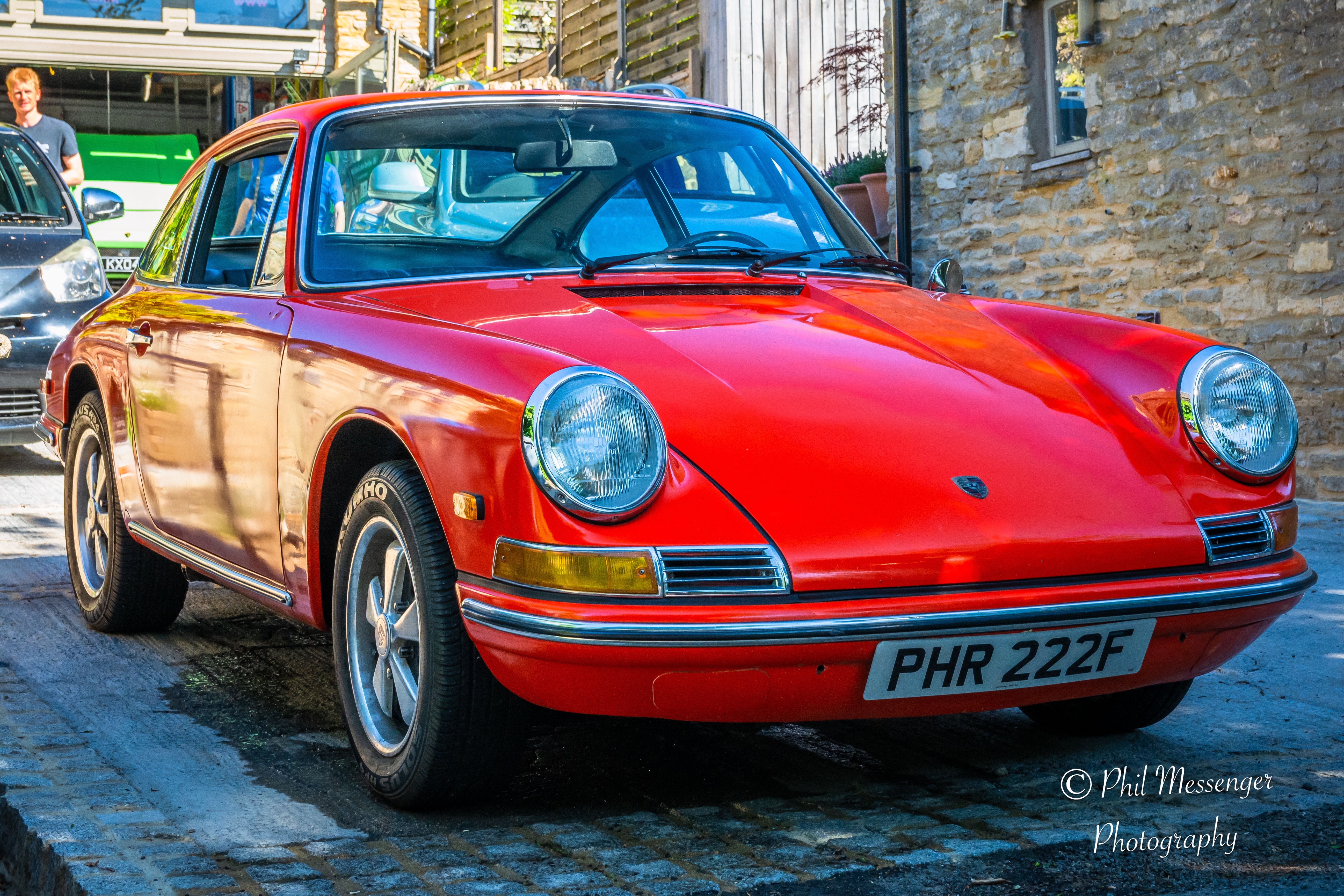A beautiful 1968 Porsche 912 in the Cotswolds, England.