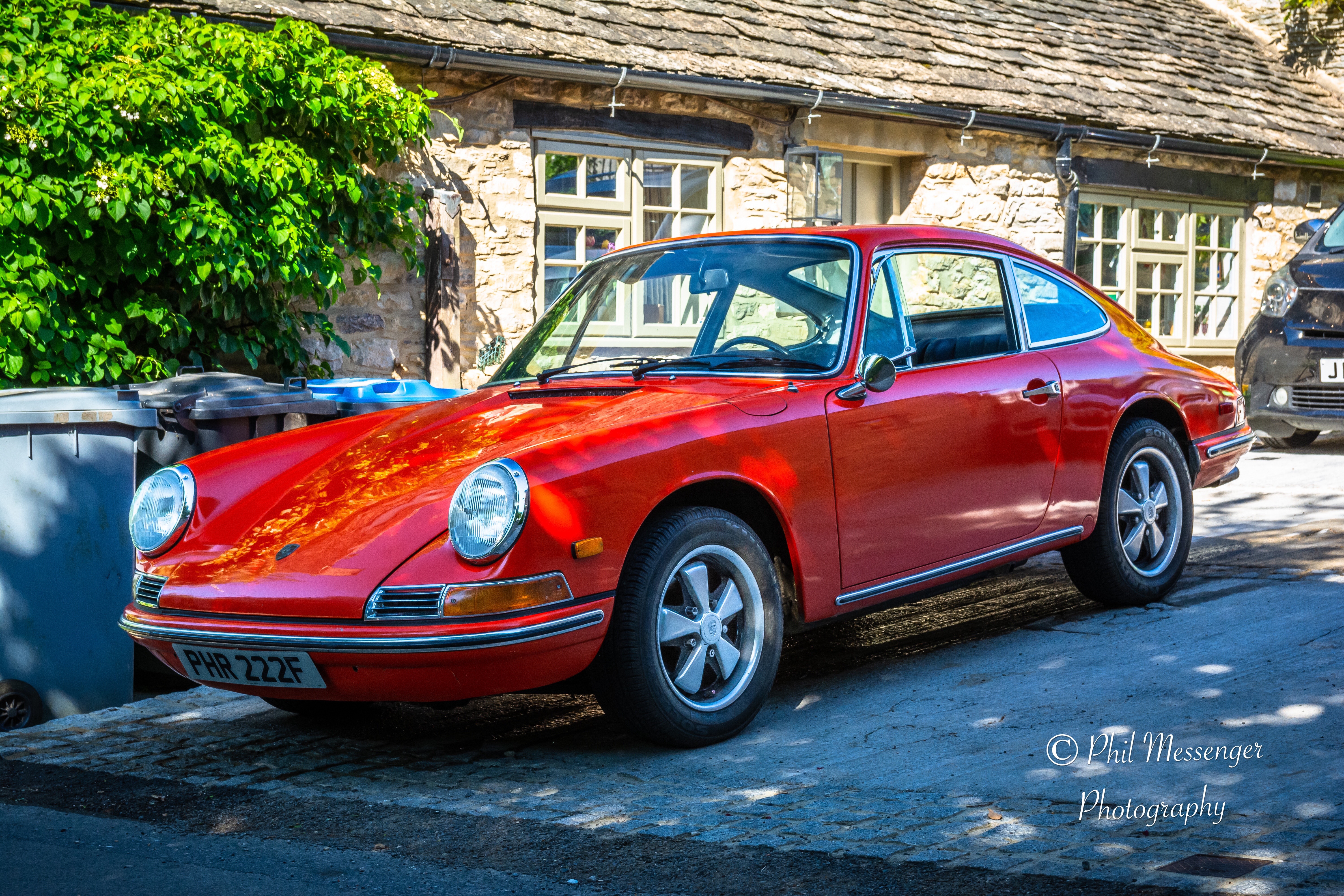 A beautiful 1968 Porsche 912 in the Cotswolds, England.