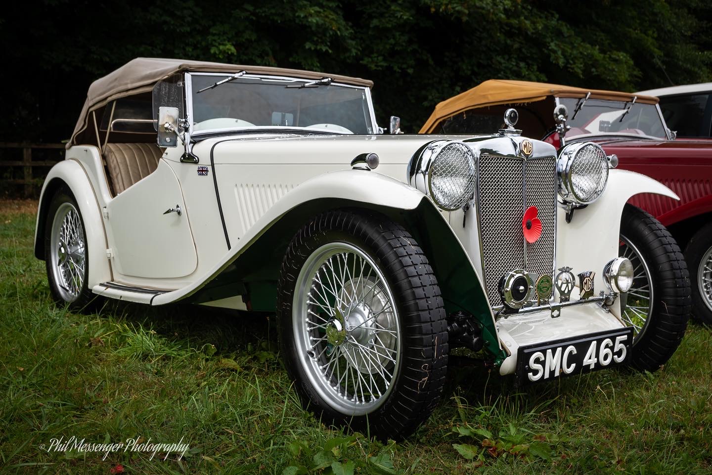 A 1947 MG TC at Middlewick house open day today.