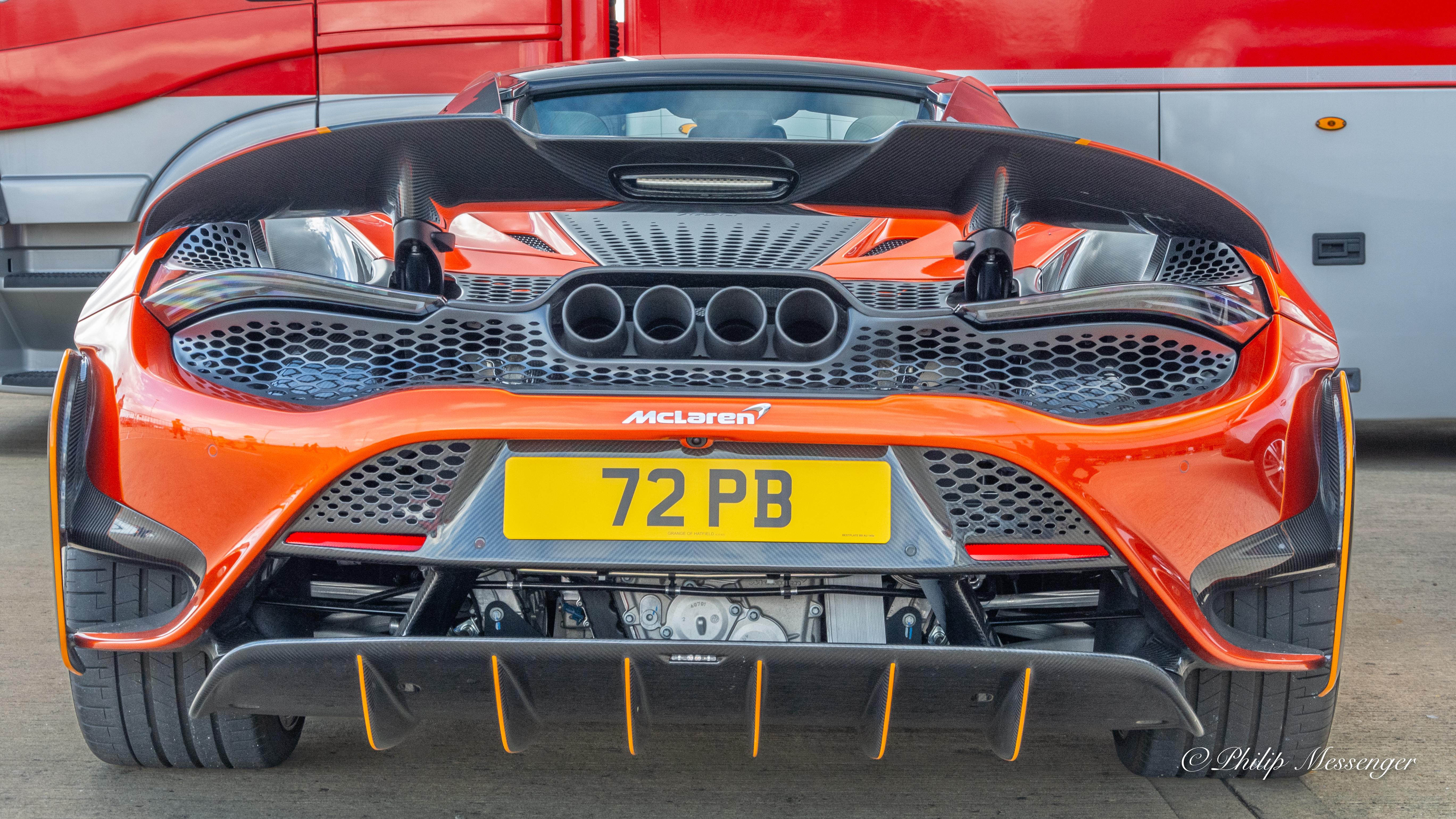 McLaren 765 LT rear view