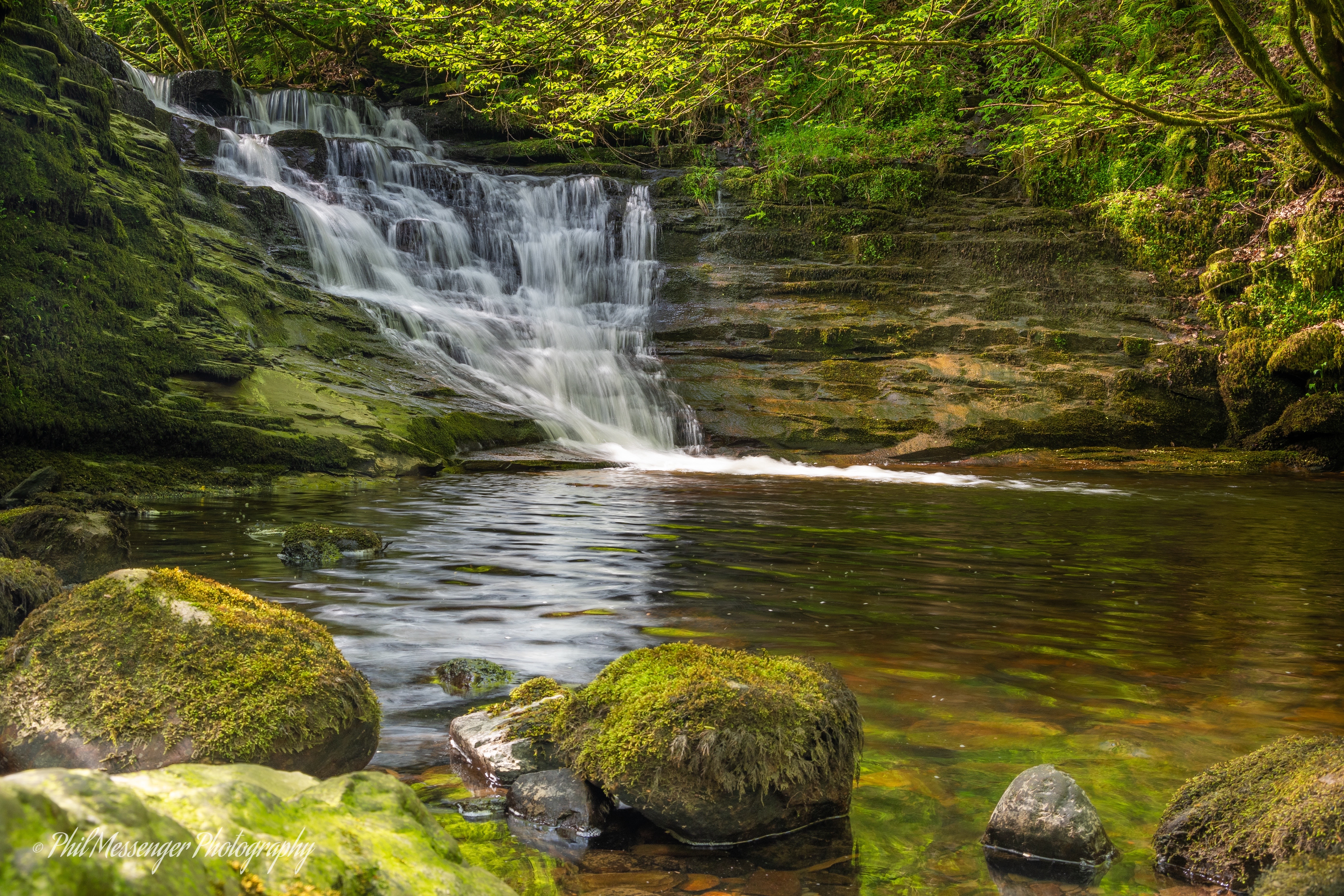 Henrhyd Falls Brecon Beacons, Wales.